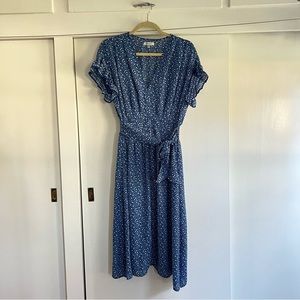 Max Studio Blue Floral Dress